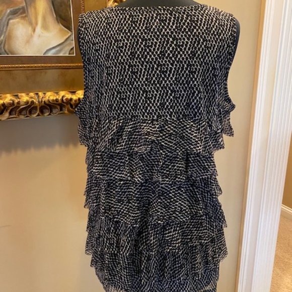 INC Ruffle Sleeveless Tank Top - Flowy - SZ 2X - Picture 2 of 5